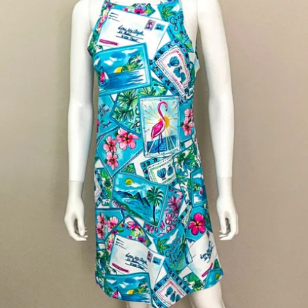 TROPICAL DRESS-TIES BEHIND NECK